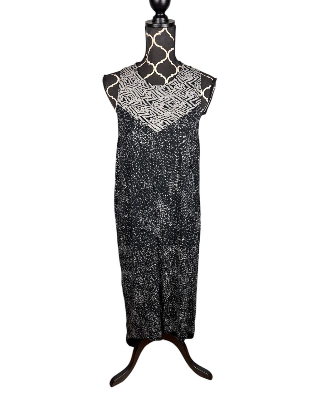 RVCA Cutout Black Midi Dress Womens Sz M